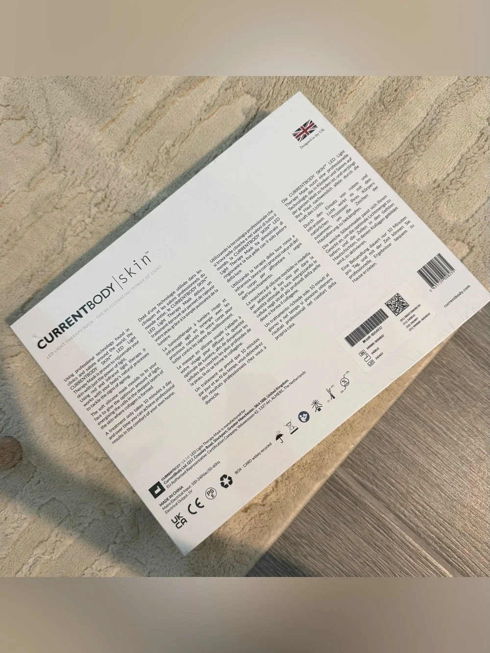 NIB CurrentBody Skin LED Facial Mask - Picture 3 of 5